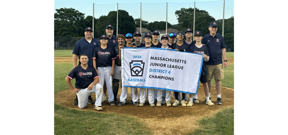 Congrats to the 14YO team on winning the District 4 JrLL title!